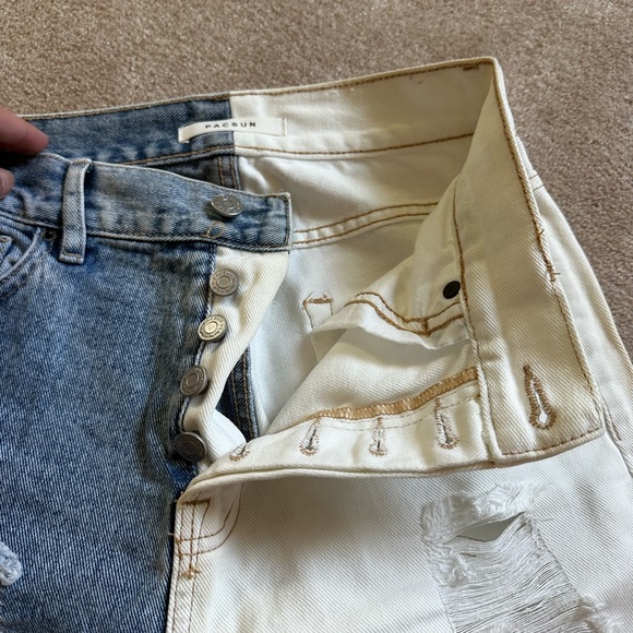 PacSun Ripped High Rise Straight Jean - Picture 5 of 6